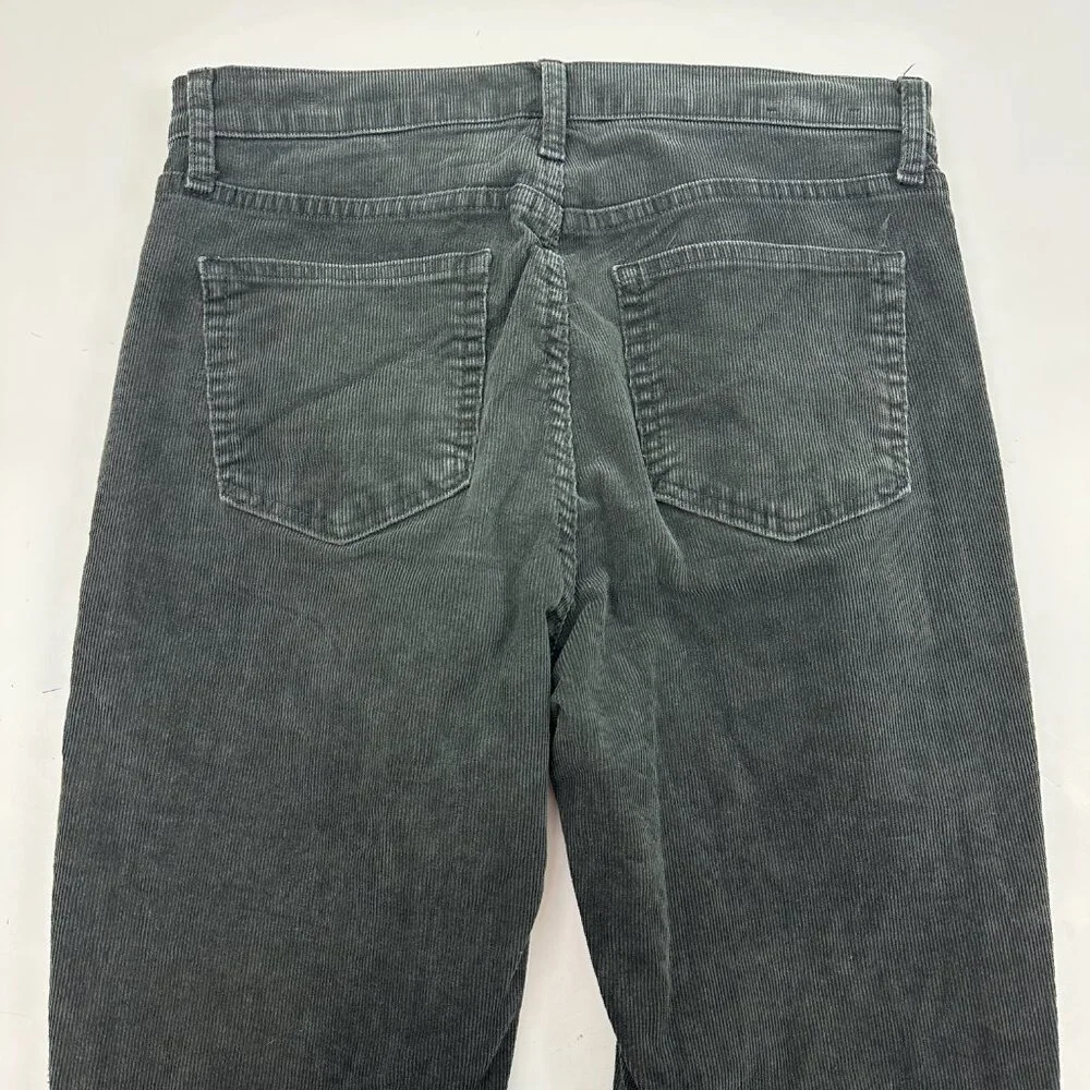 Gap True‎ Skinny Women's size 6 Rich Olive Green Corduroy Pants